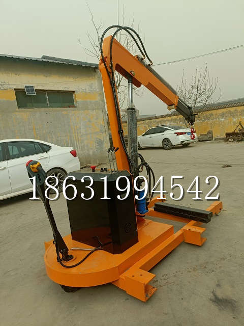 白城市自卸车厢随车吊 自制轮式四不像起重机 四驱平板吊 5吨 贵盛